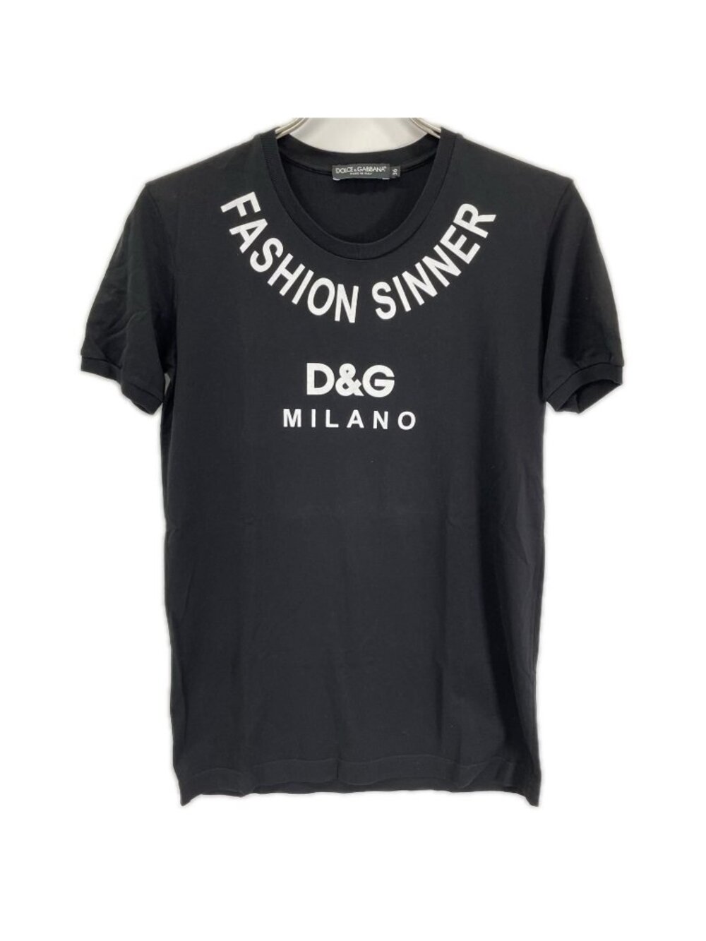 Dolce & Gabbana Black Sinner T-Shirt 36